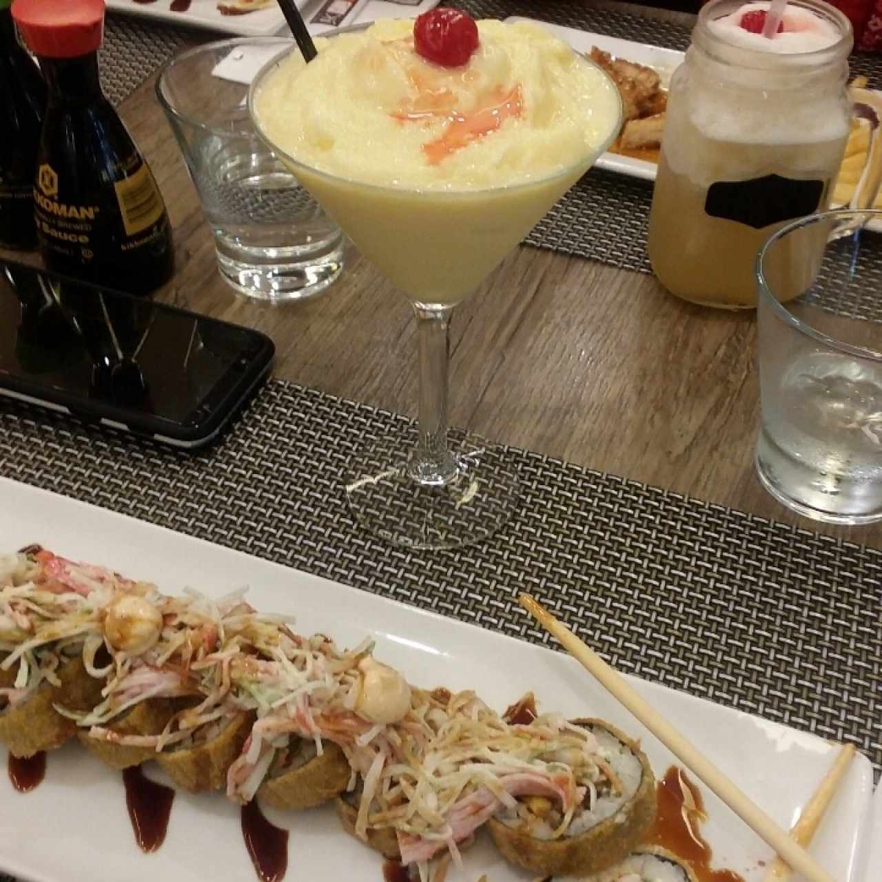 Dragon y piña colada