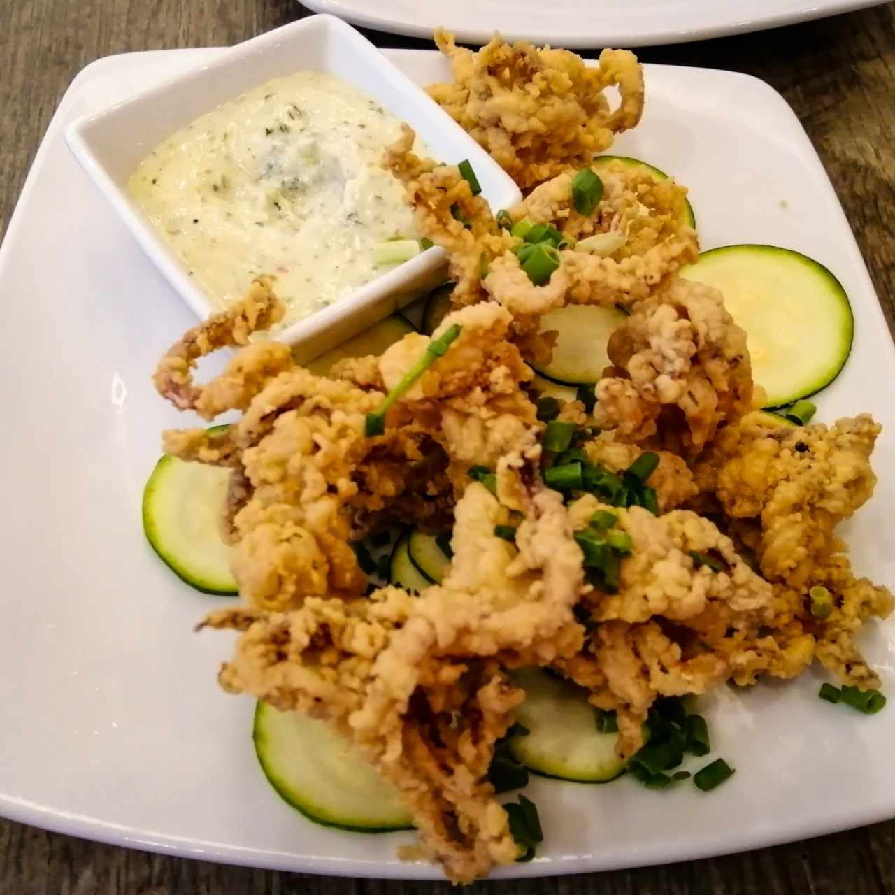 Arañitas con su salsa tartara