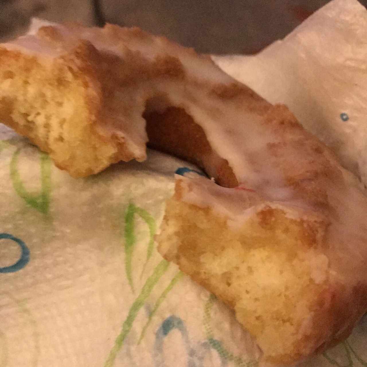 Mi dona mordida de vainilla 😋