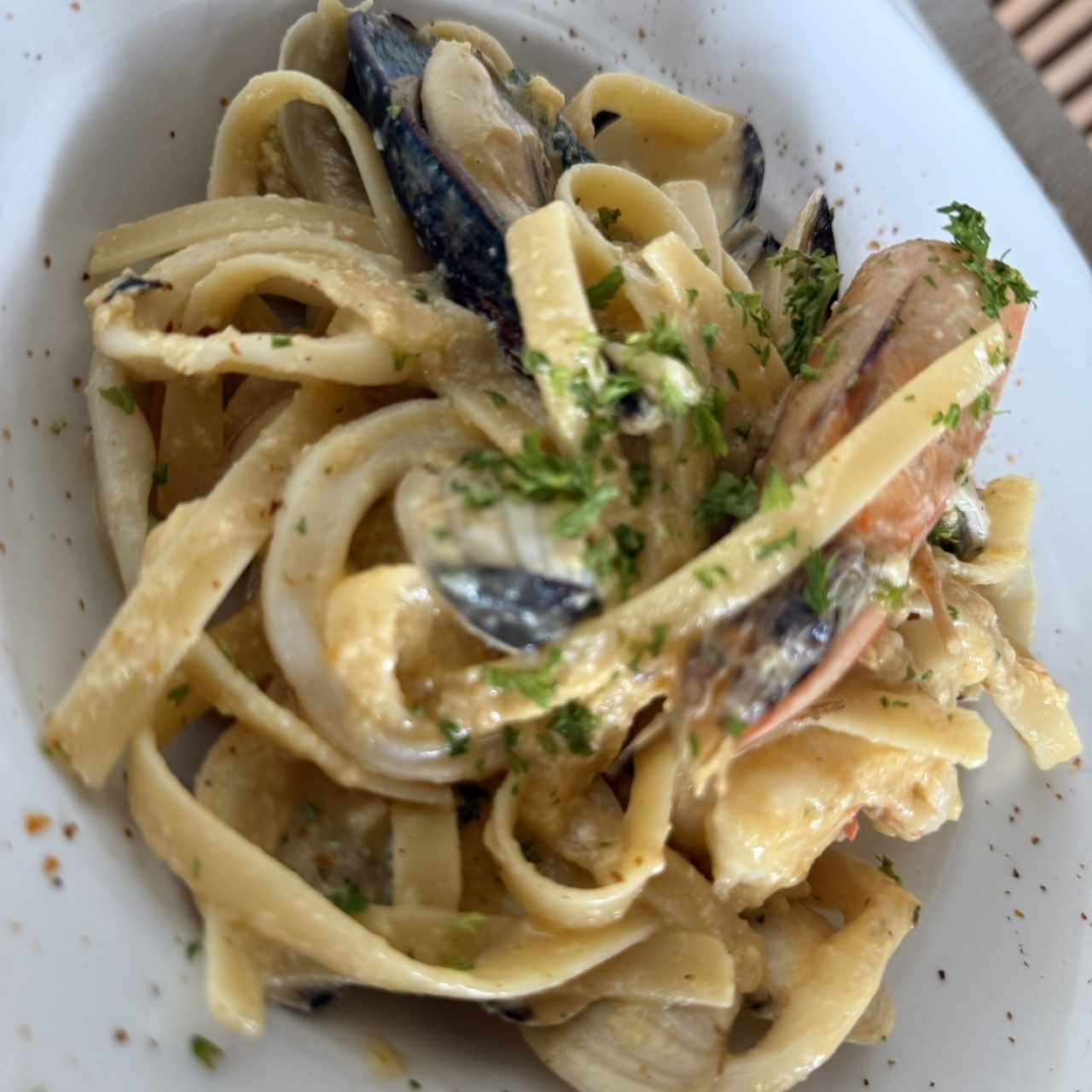 Pasta Carbonara Di Mare
