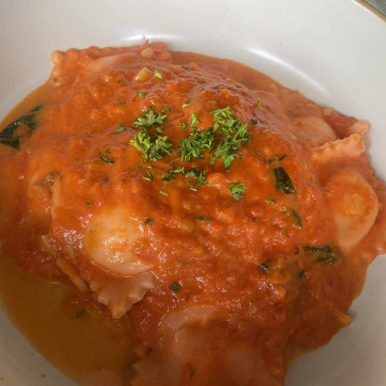 Raviolis de Salmón Ahumado
