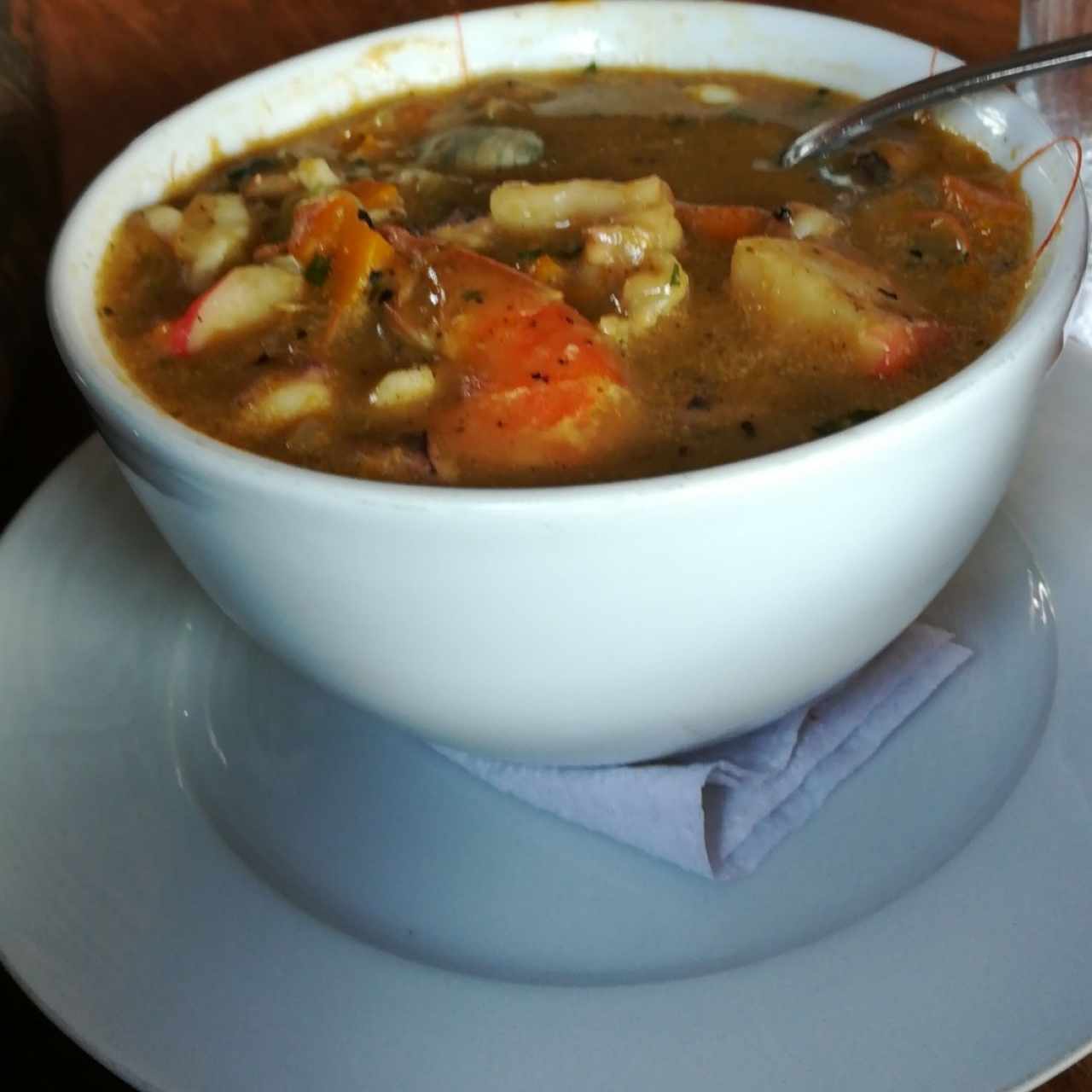 Sopa de mariscos