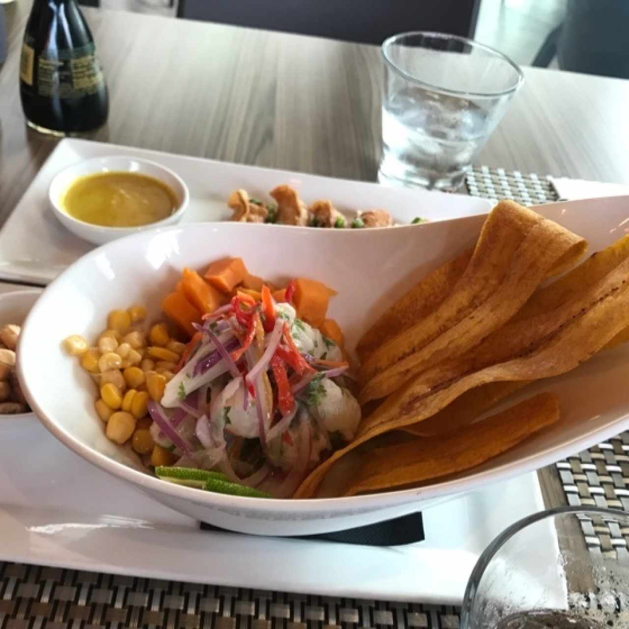 ceviche corvina con leche 