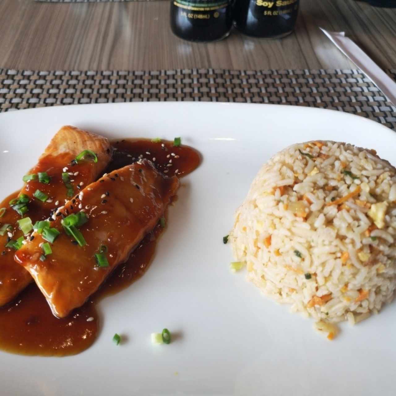 salmon teriyaki