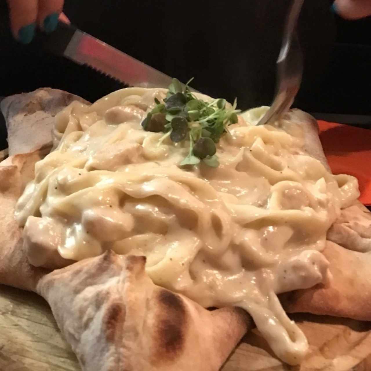 PASTAS - Alfredo con Pollo