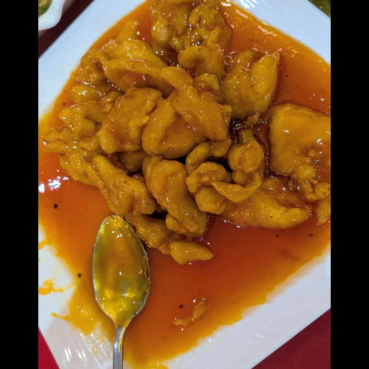 Filete de pollo a la naranja