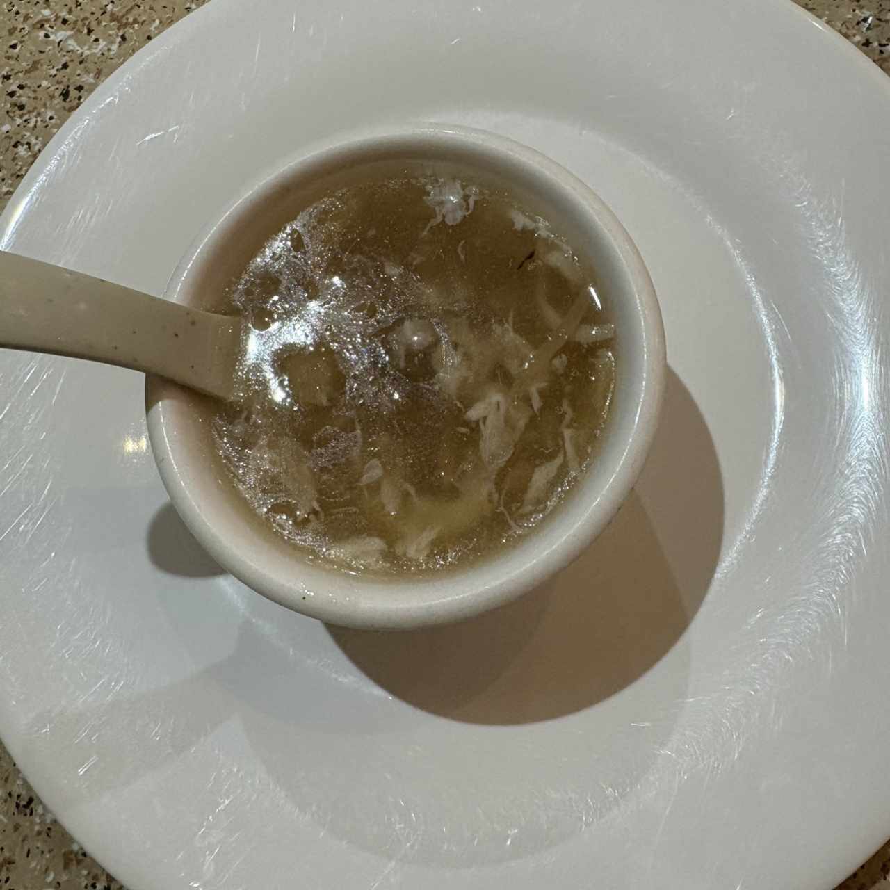 Sopa de buche de pescado