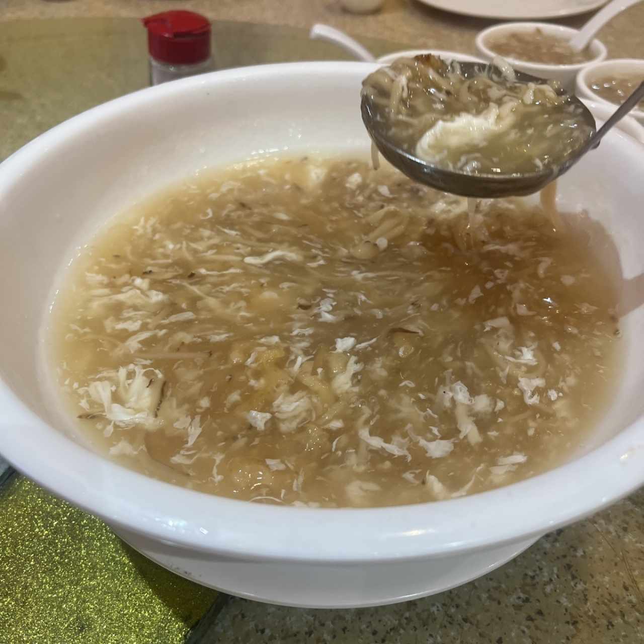 Sopa de buche de pescado