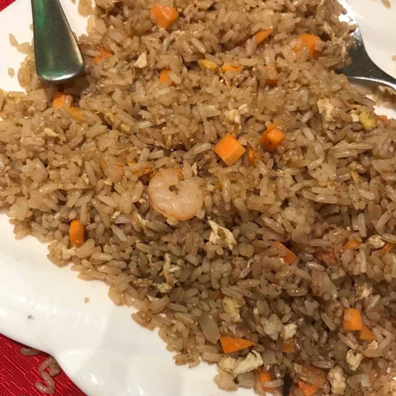 Arroz Frito de Camaron y Huevo