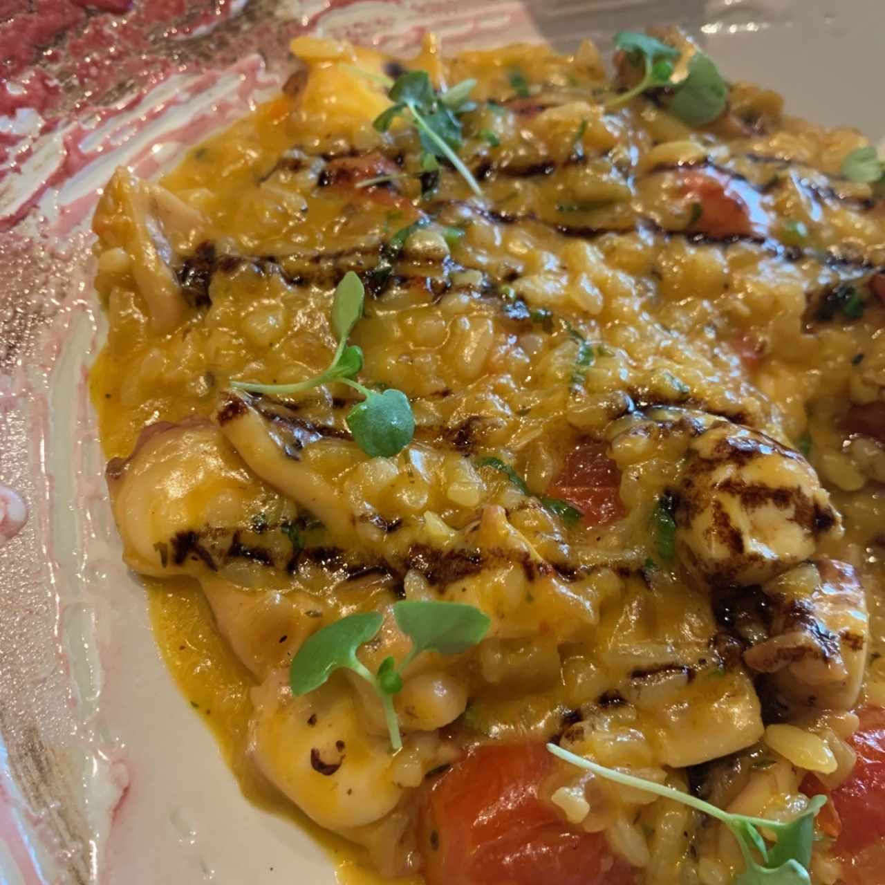 rissoto de pulpo