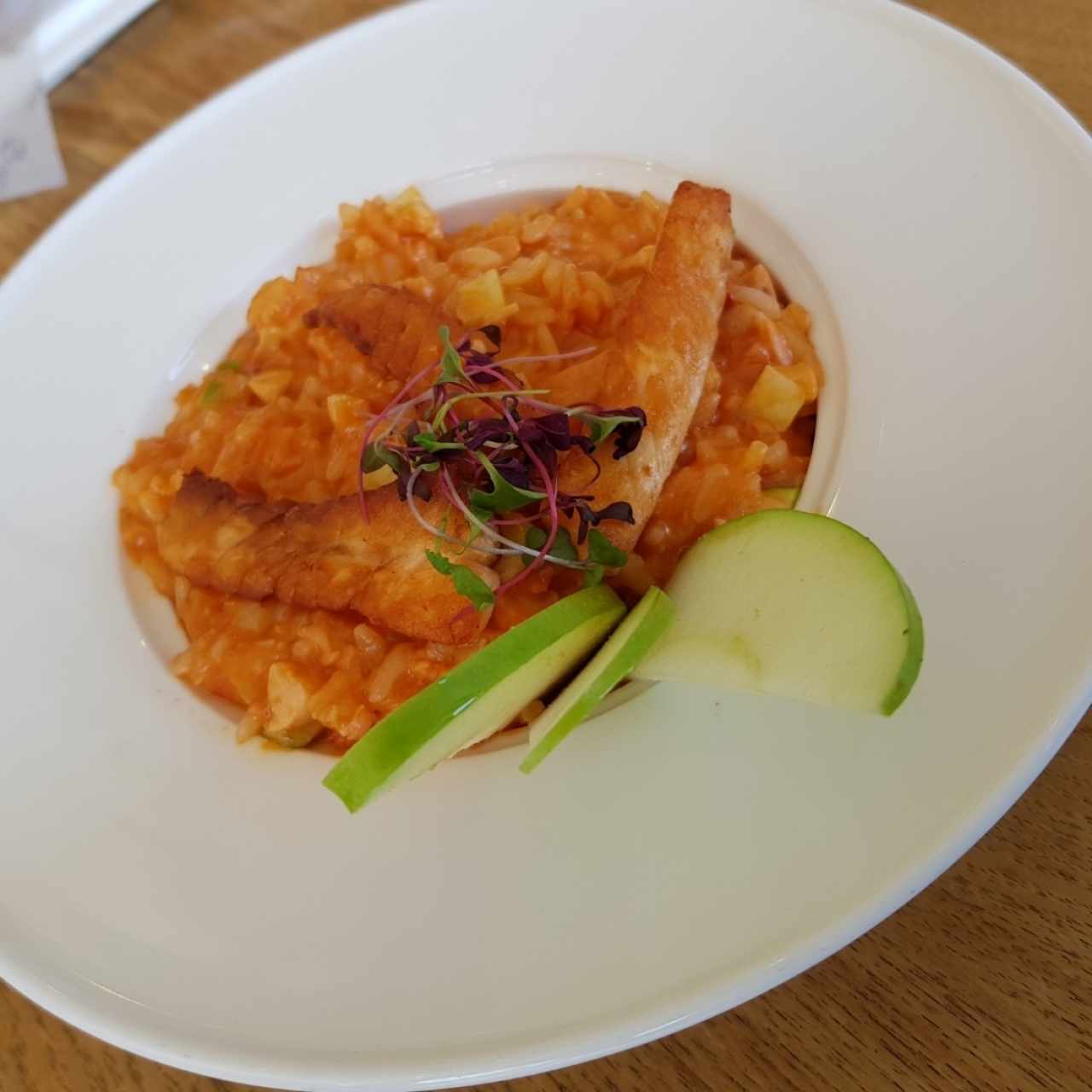 risotto de salmón 