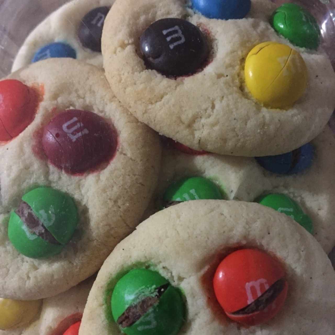 postre galletas con mm