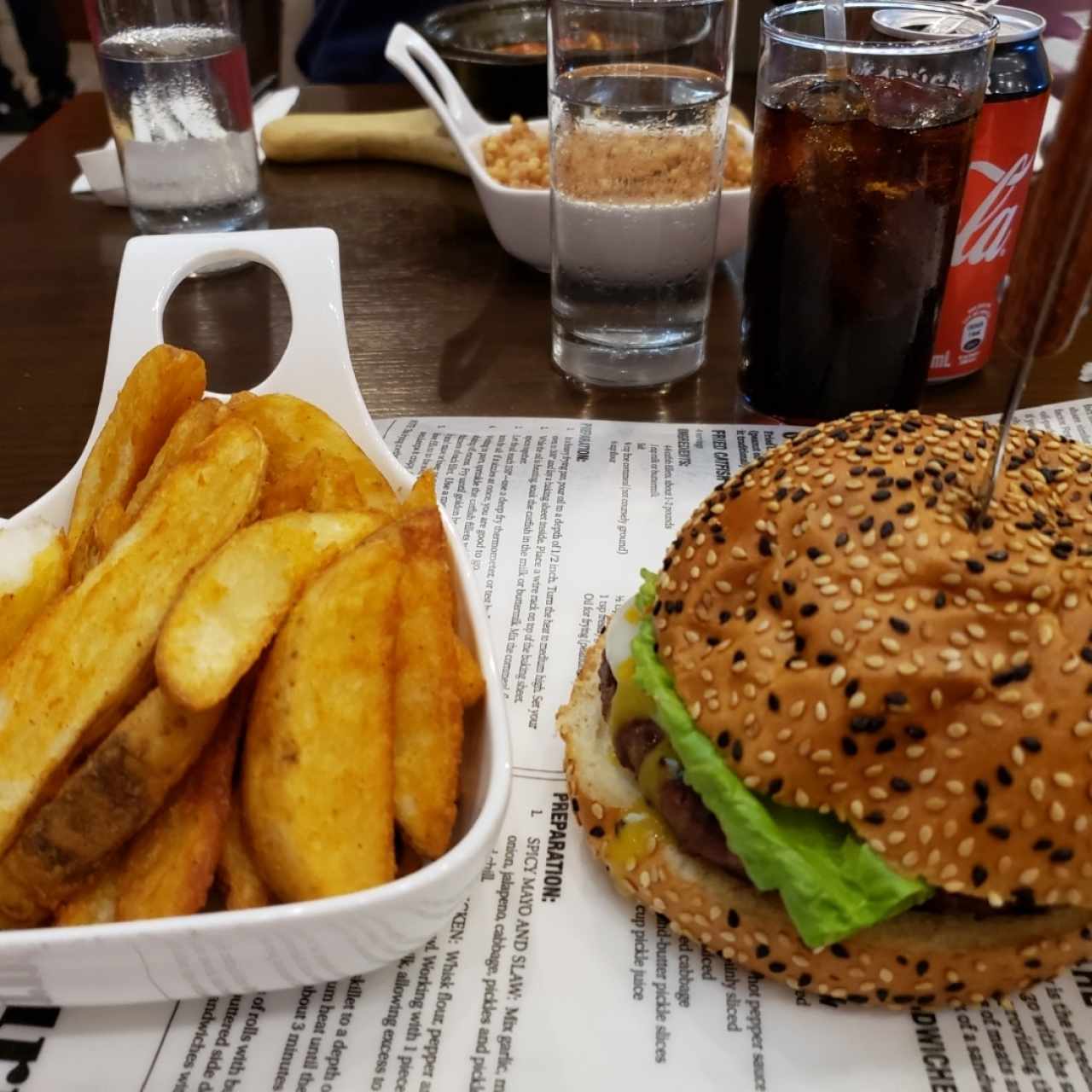 Hamburguesa de entraña