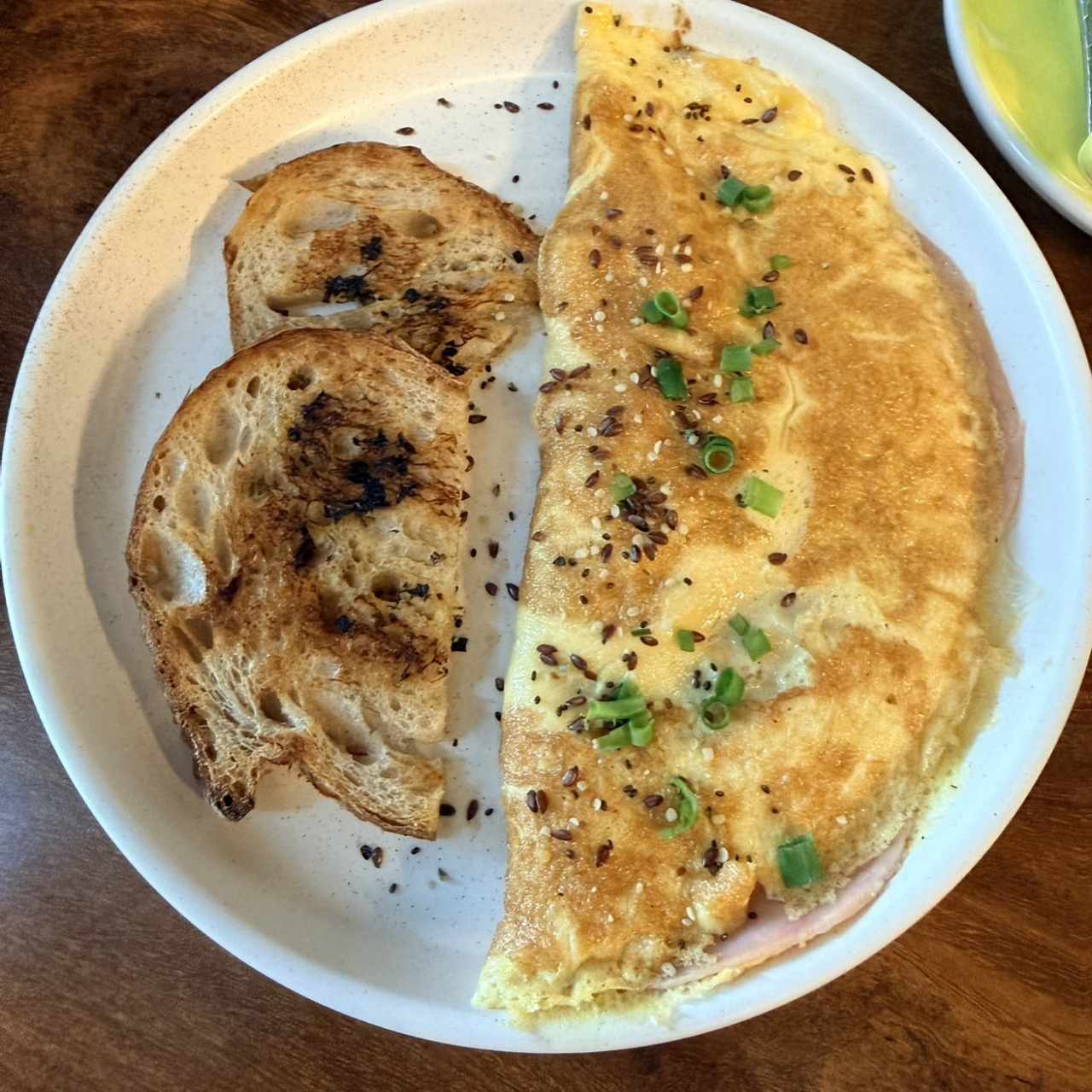 Omellete de Jamón y Queso