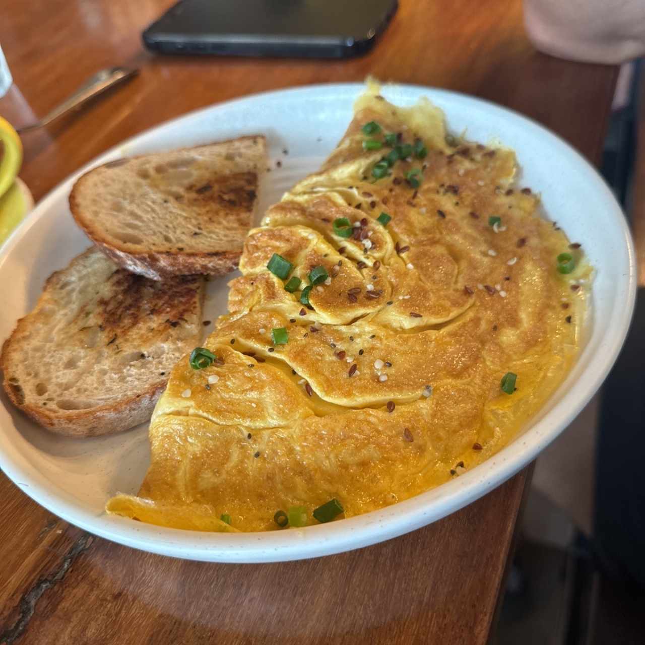 Ham & cheese omelette