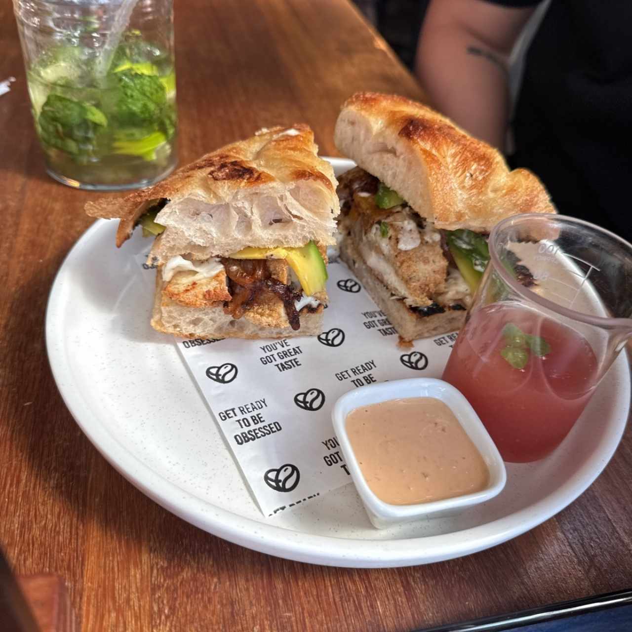 Chicken focaccia