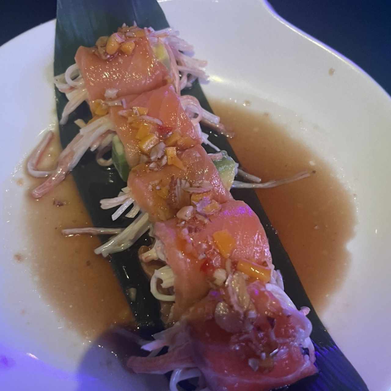 Pequeños Platos - Tiradito de Hamachi