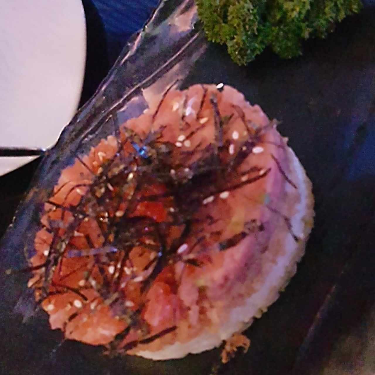 tartar de atun y salmon