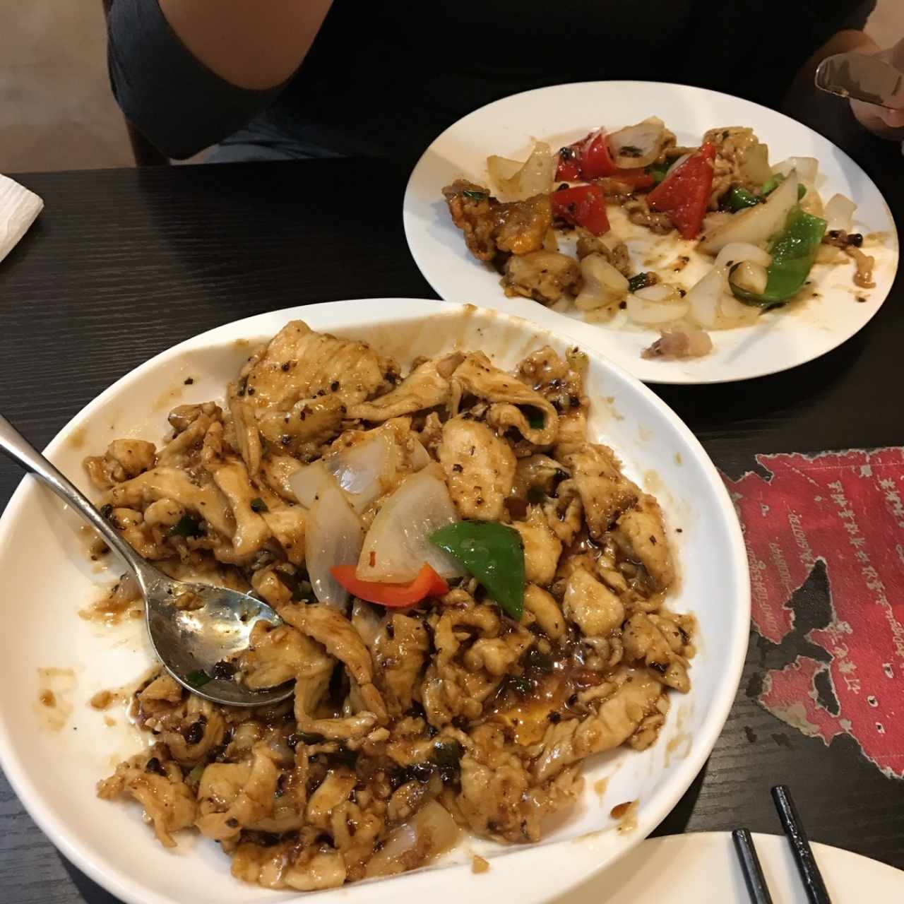pollo con frijoles