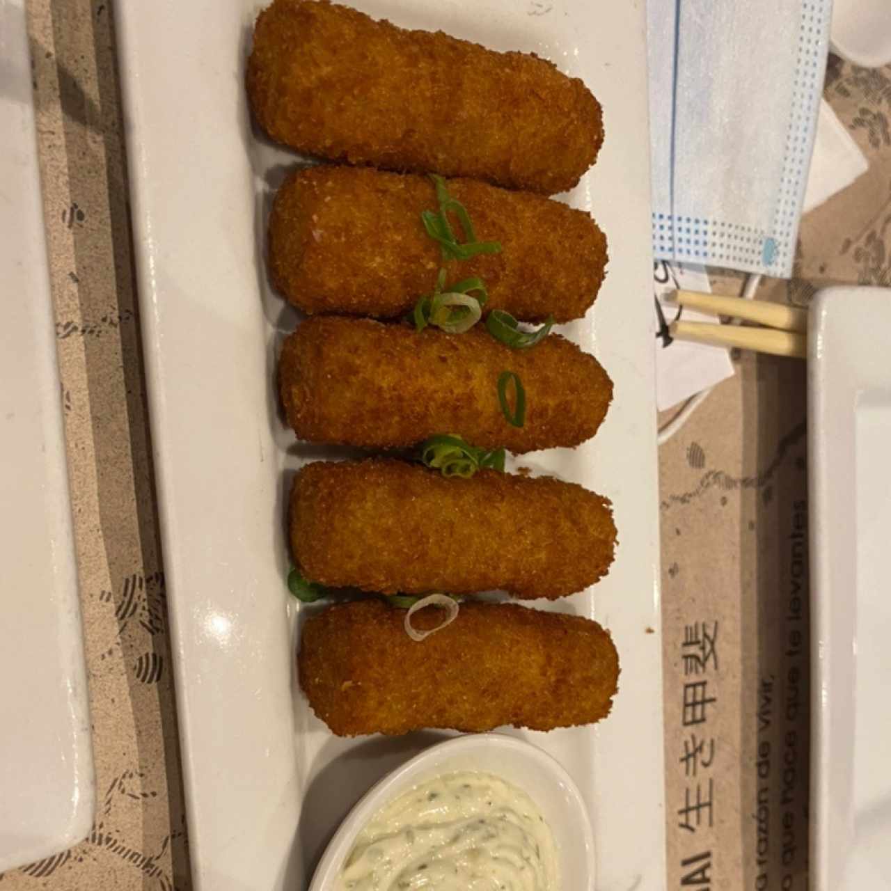Entradas - Croqueta de Salmón
