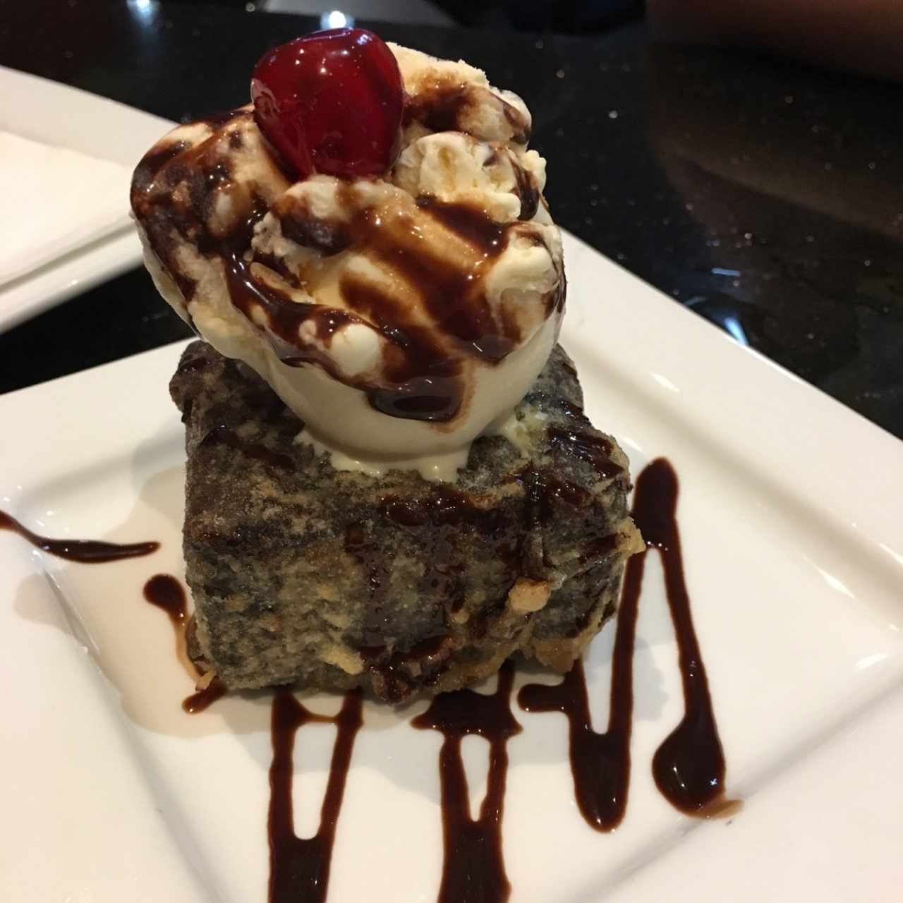 Postres - Brownie tempurizado