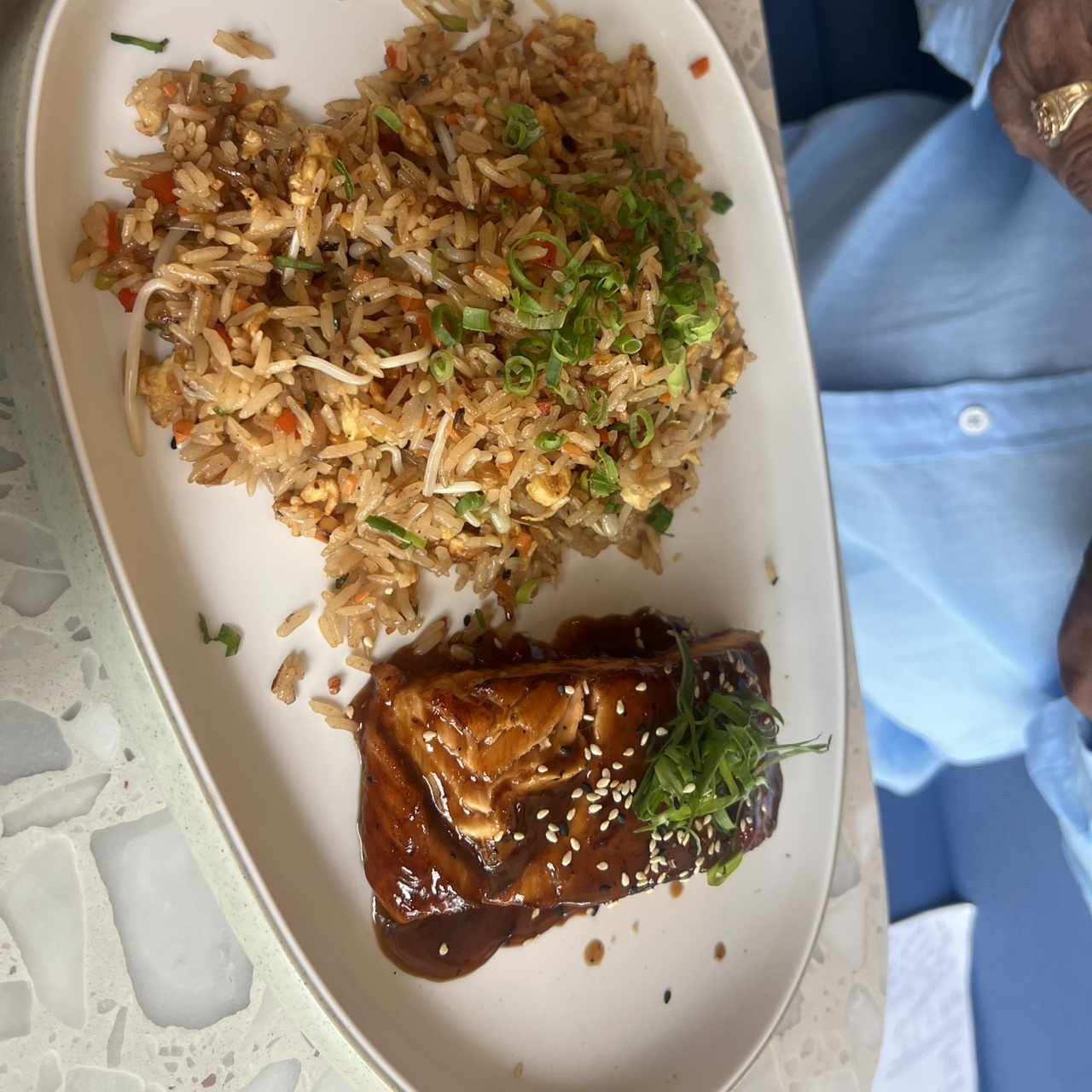 Mixto (pollo, filete y langostinos)