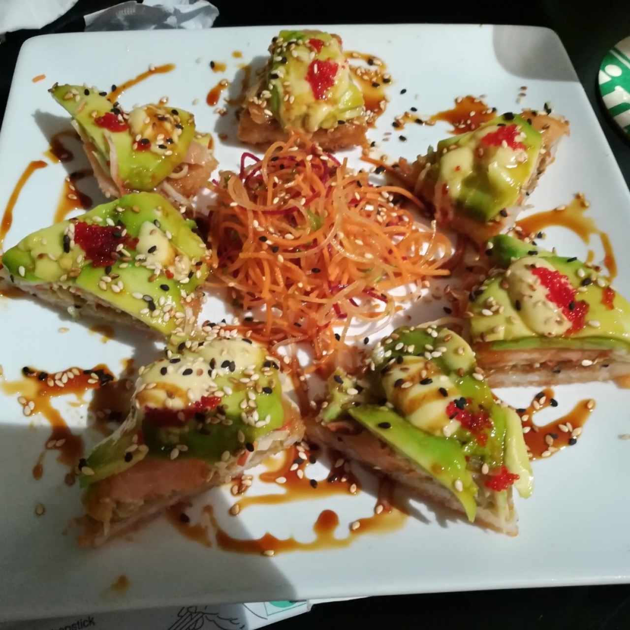 Sushi pizza