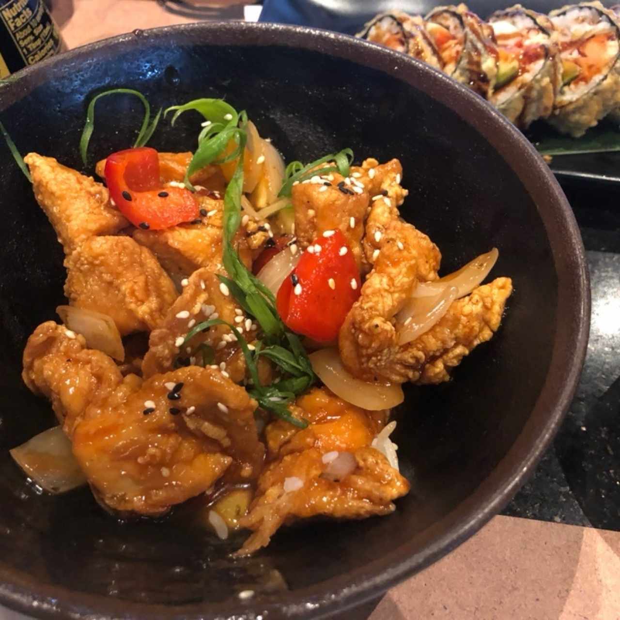 Pollo agridulce