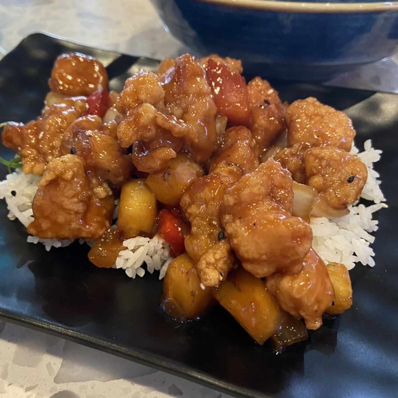 Platos Calientes - Pollo Agridulce