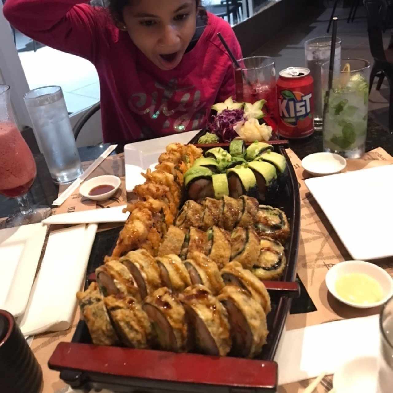 barco de sushi, canalero, dragon, tiger…