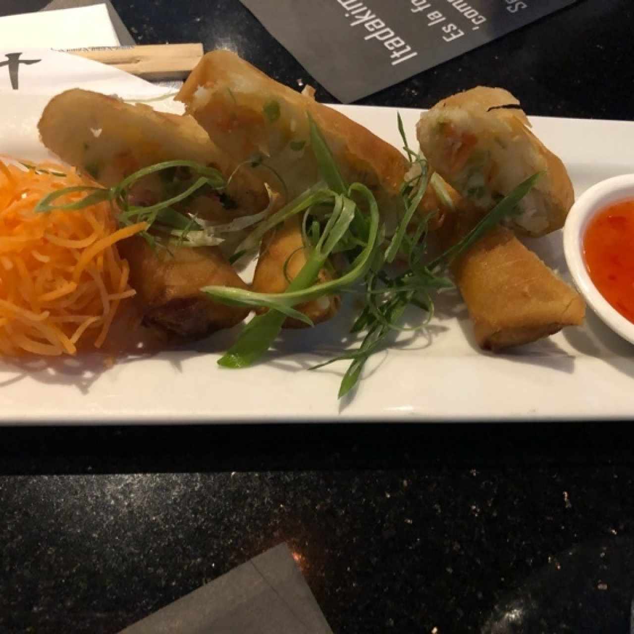 Entradas Calientes - Spring rolls