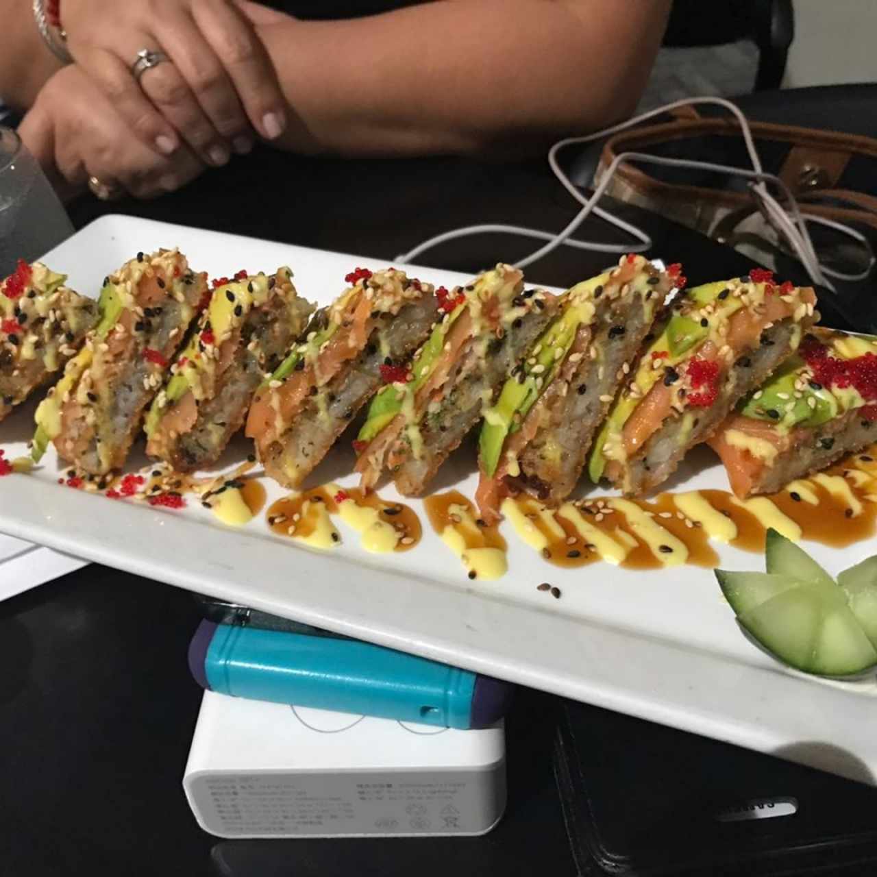 Entradas Calientes - Pizza japonesa
