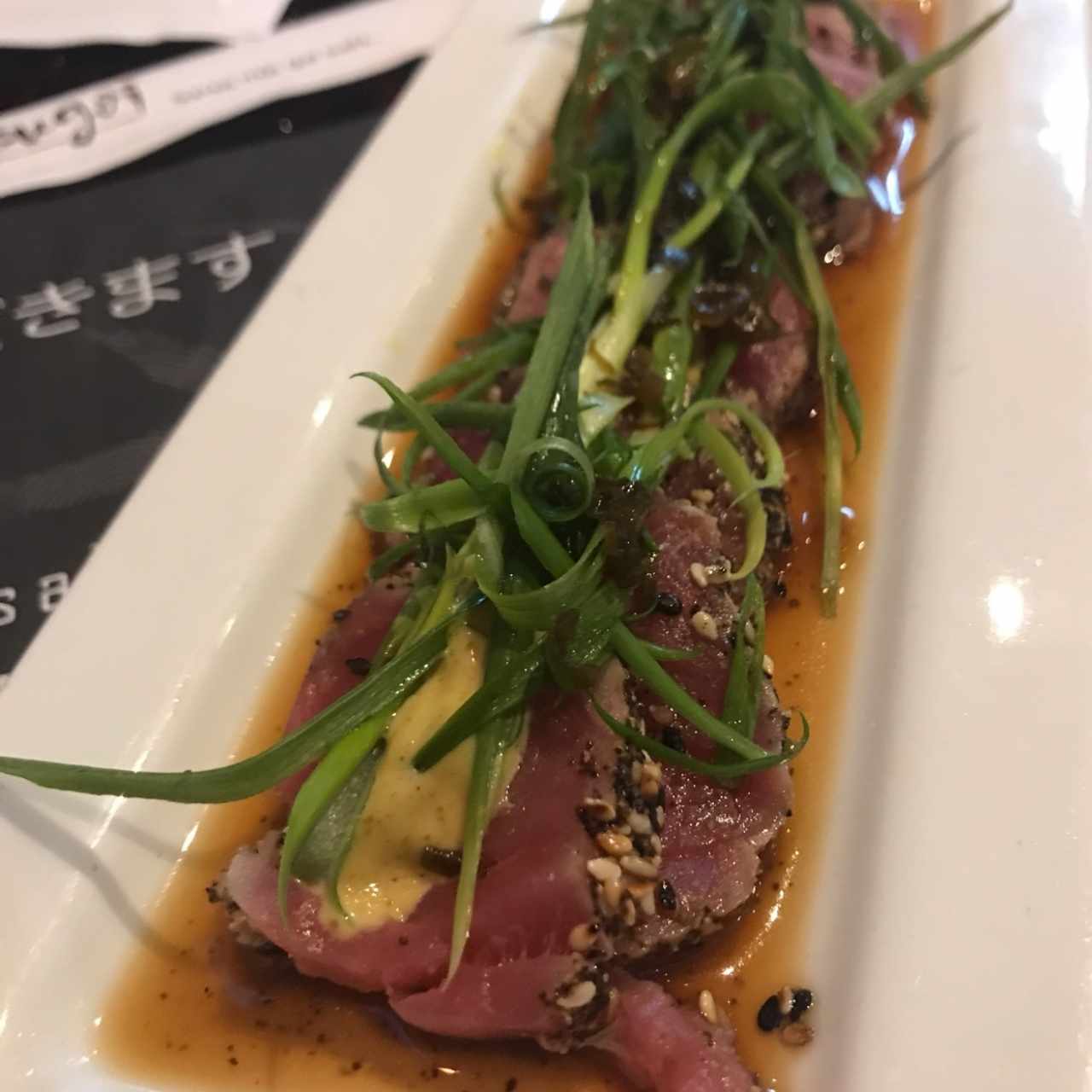 Entradas Frías - Tuna Tataki