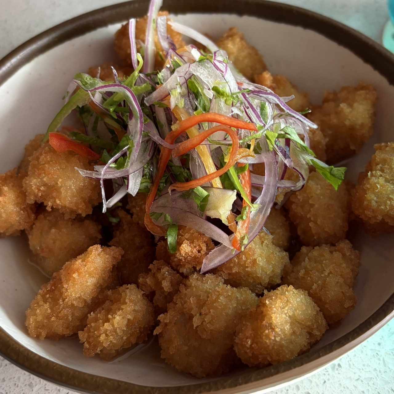 Ceviche Frito de Pescado Blanco