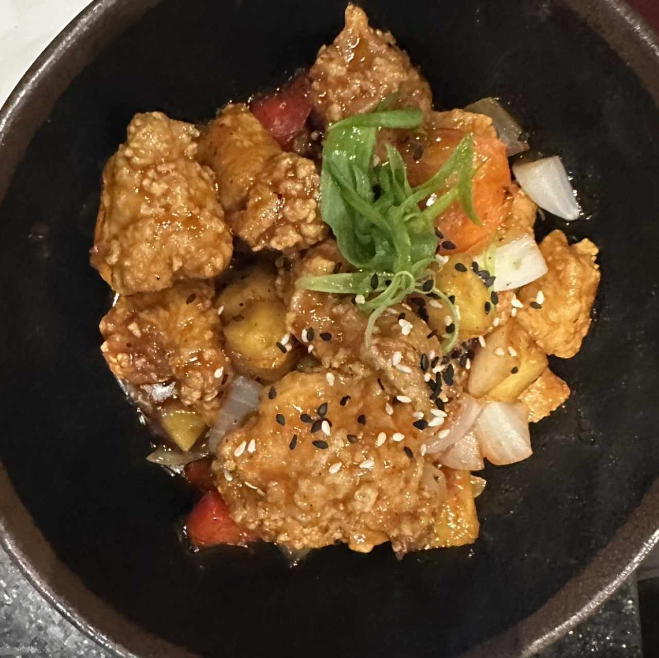 Platos Calientes - Pollo Agridulce
