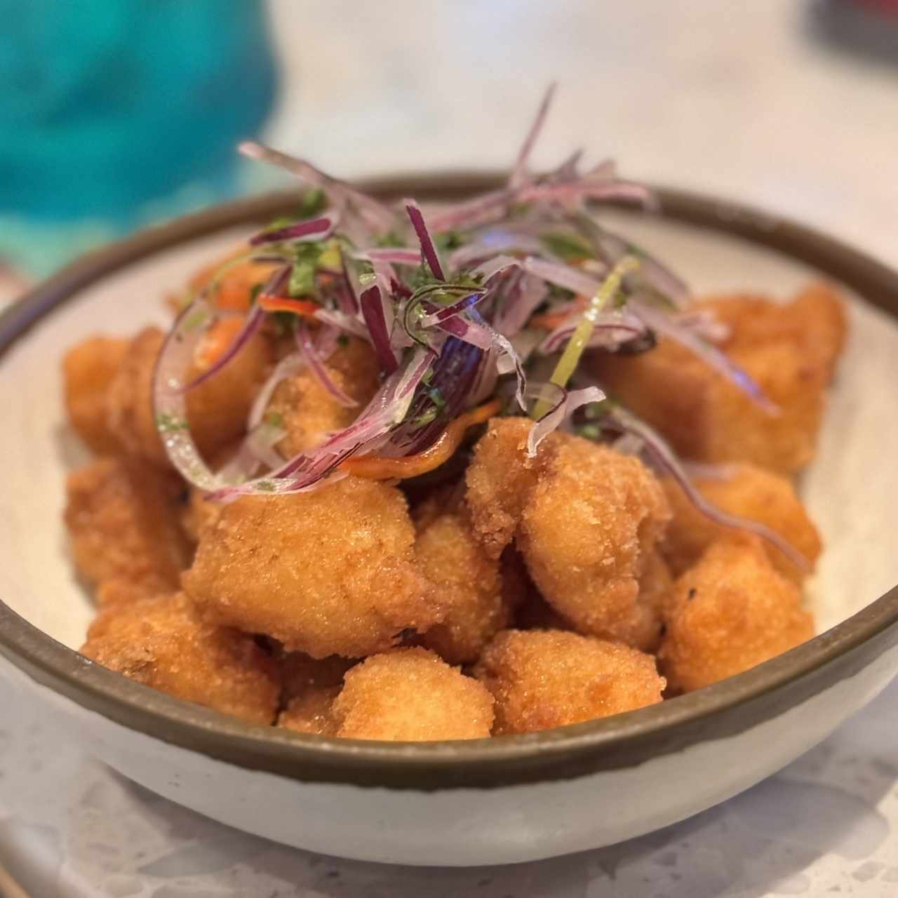 Ceviche Frito de Pescado Blanco