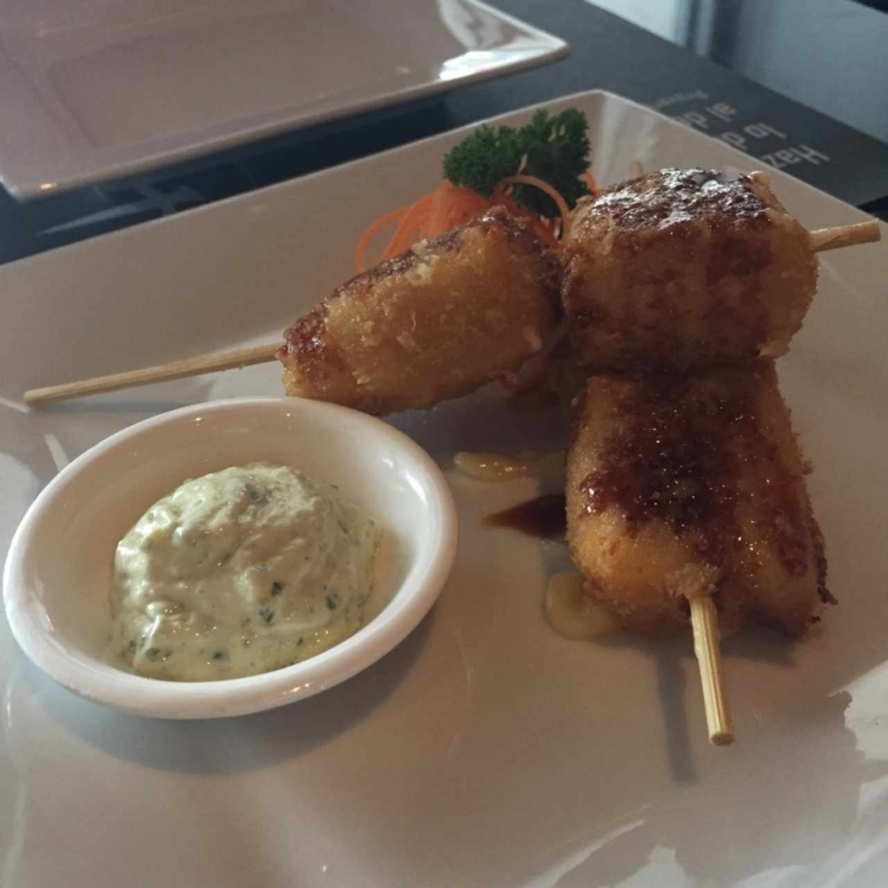 Brocheta de queso