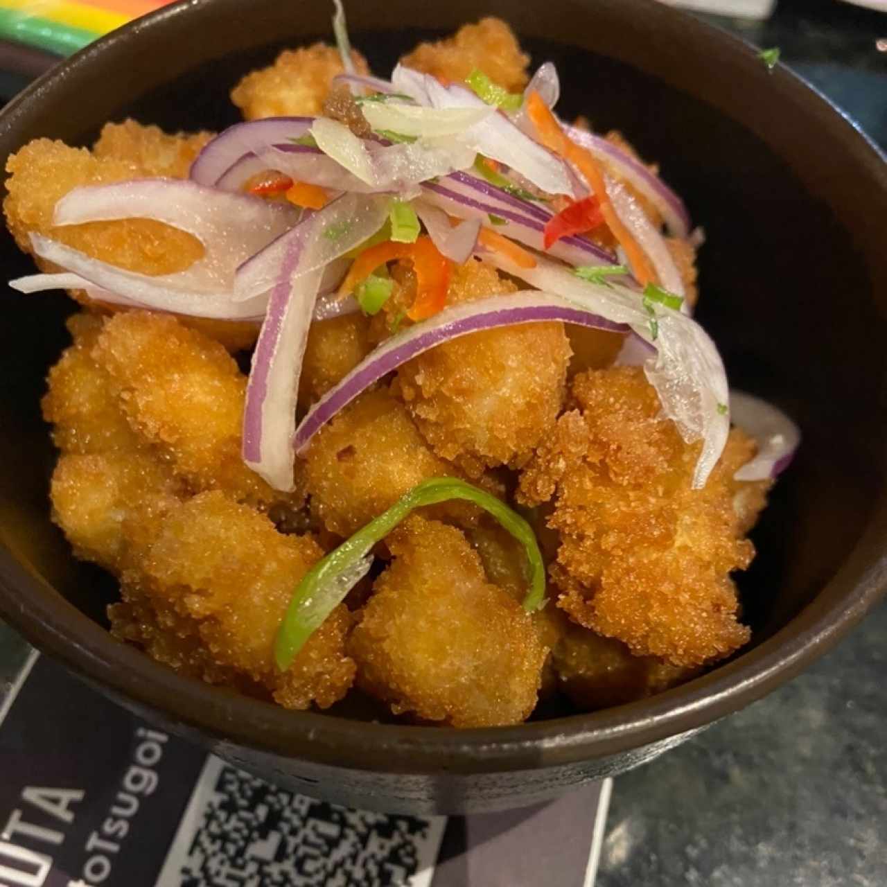 Ceviche Frito de Pescado Blanco