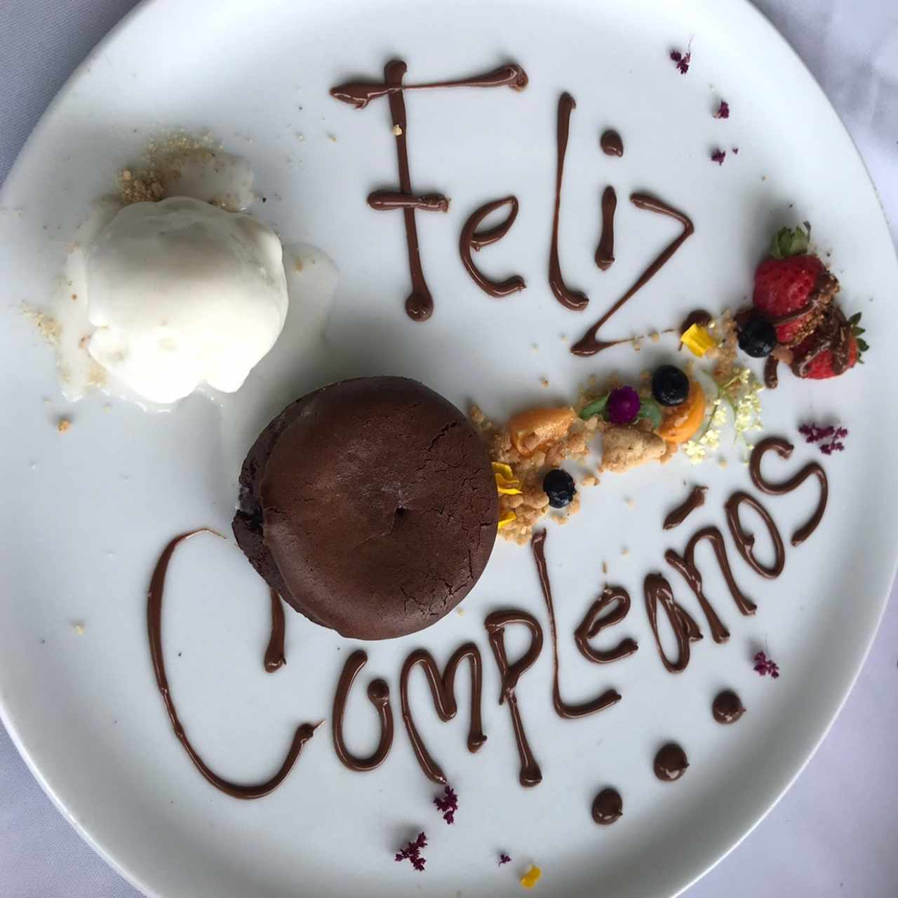 volcan de chocolate