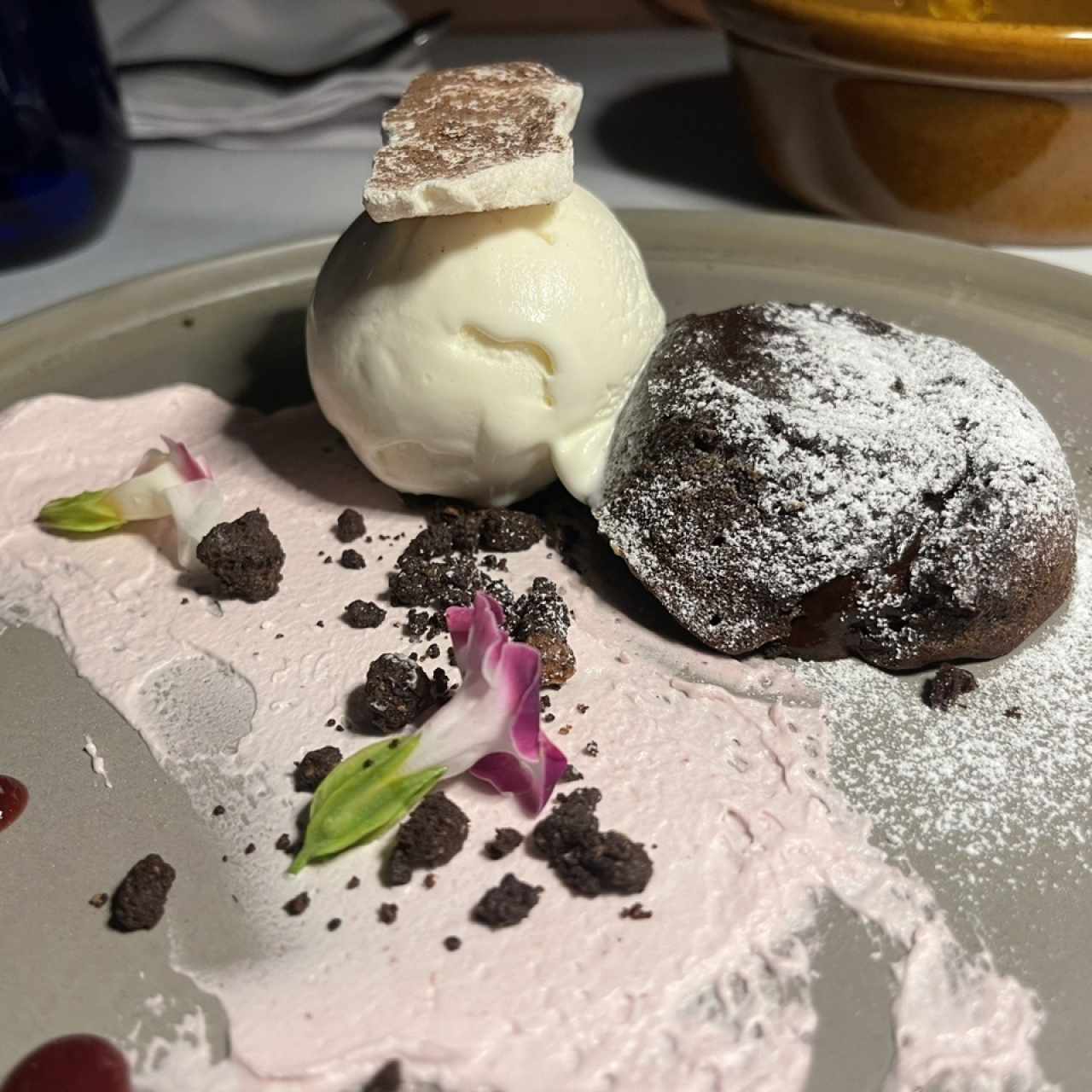 Volcan de chocolate