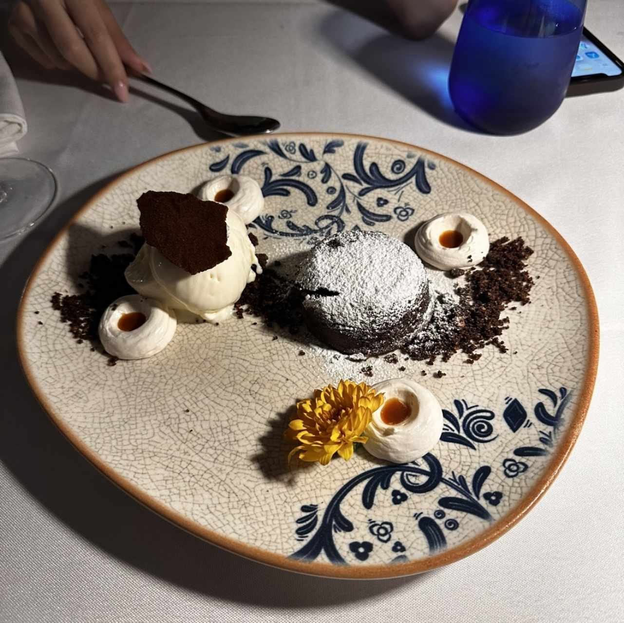 Volcan de chocolate