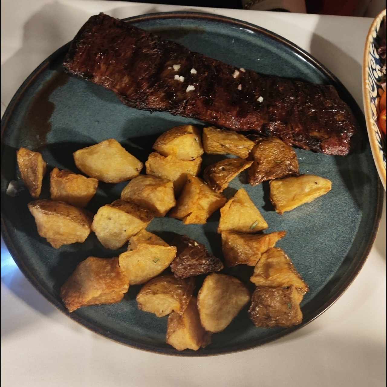 Costilla con papas 