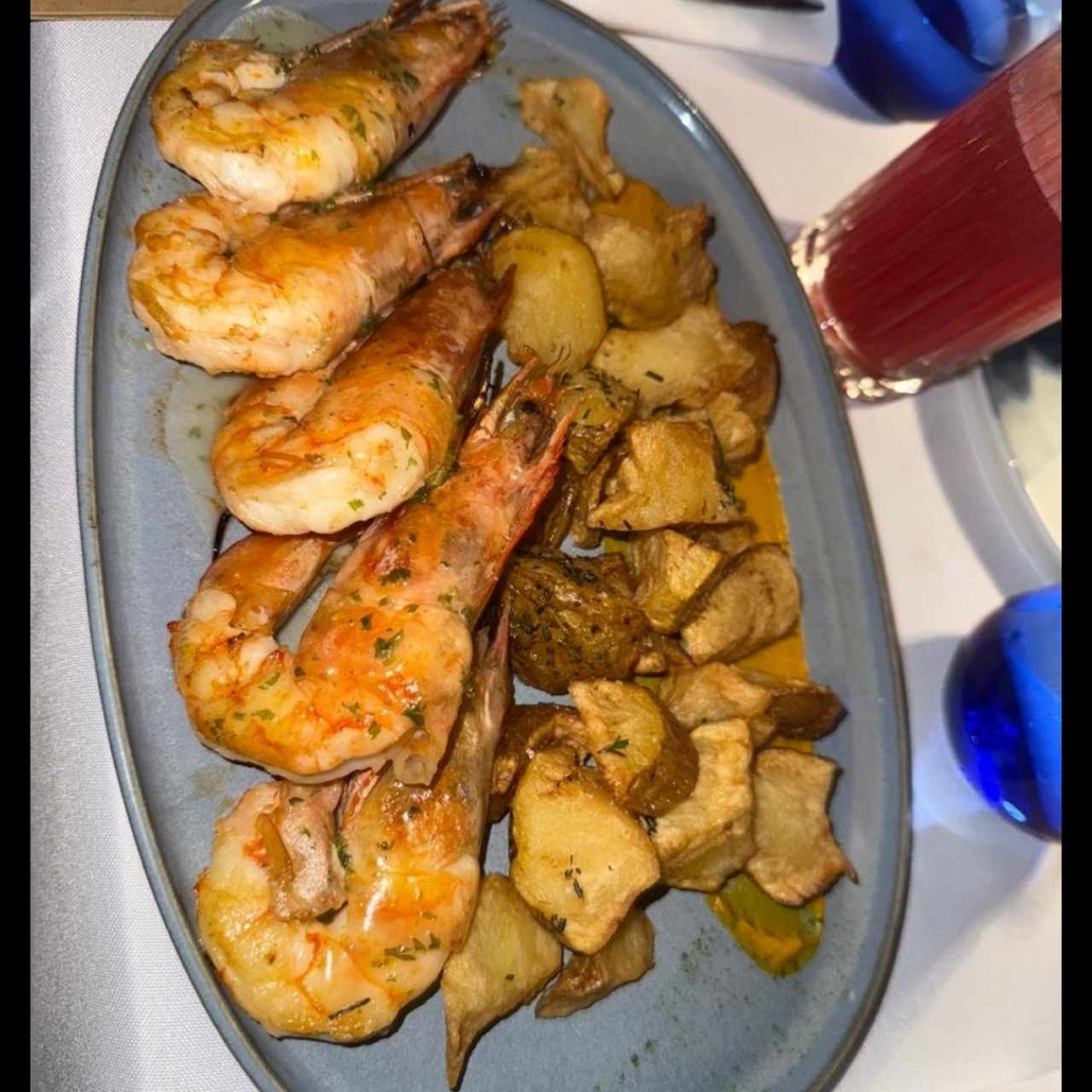 Gamberi Al Vino Bianco