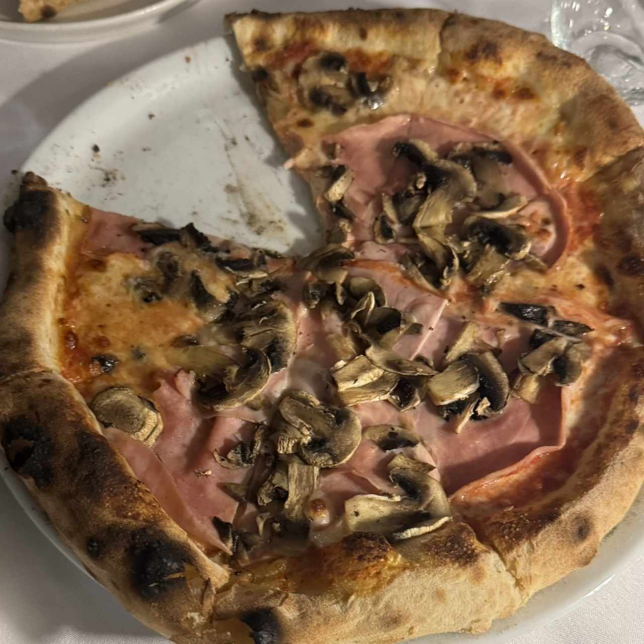 Pizza - Prosciutto E Funghi