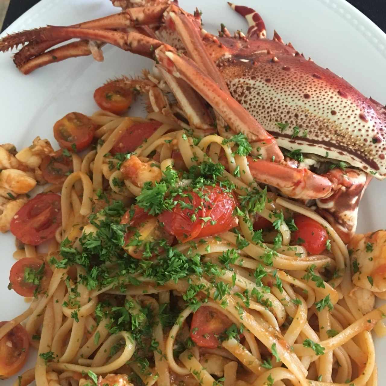 spaghetti con aragosta