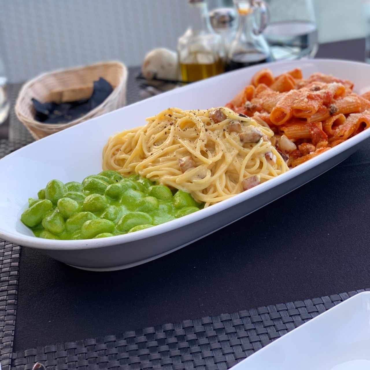 Trío de pastas 