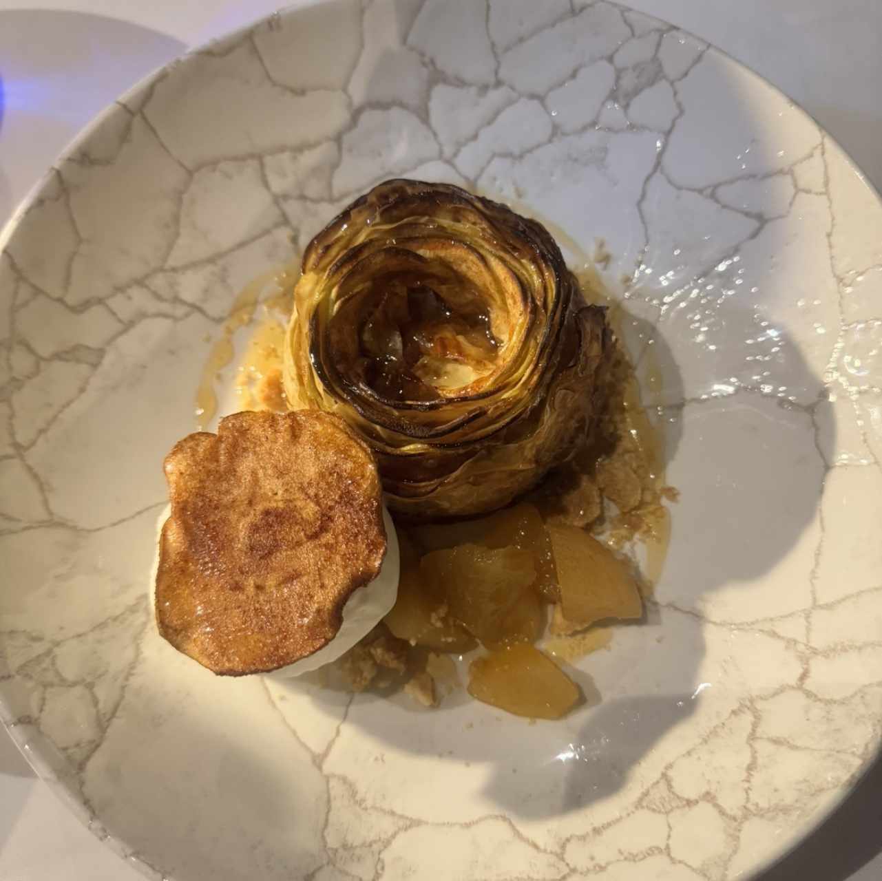 Postre de manzana 