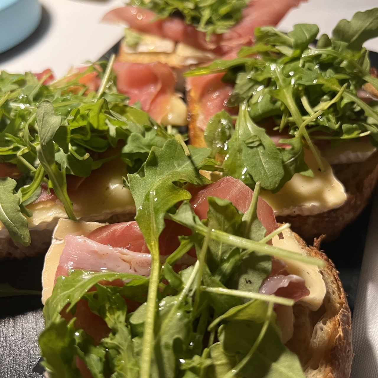 Brusqueta de prosciutto 
