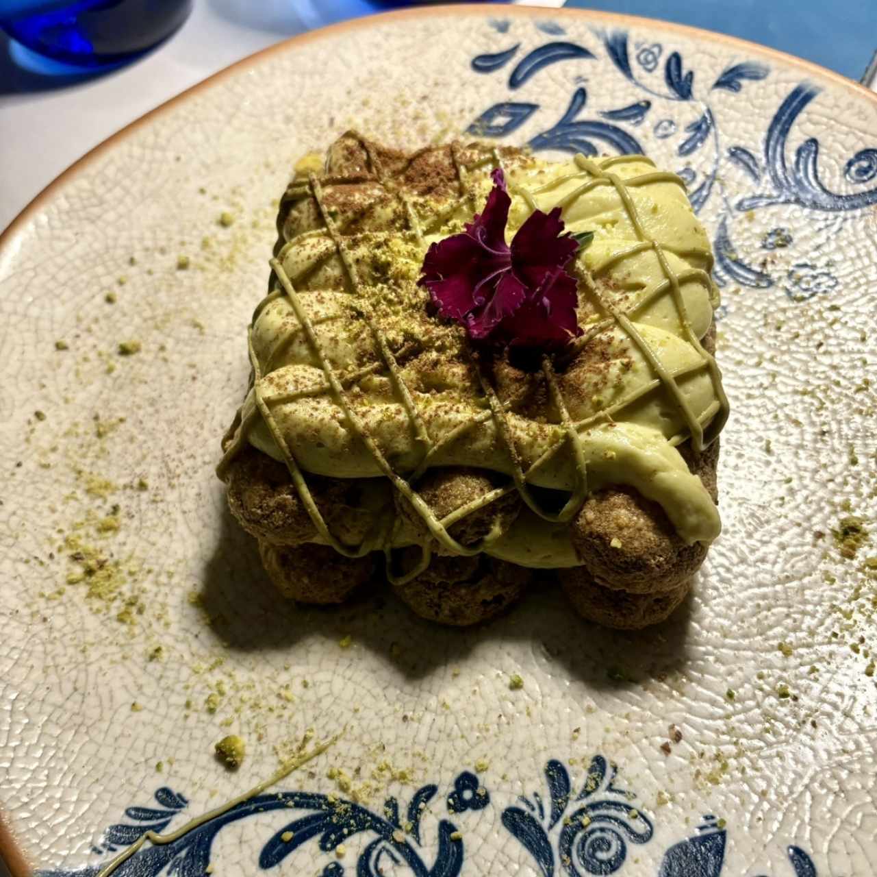 Tiramisú de pistacchio