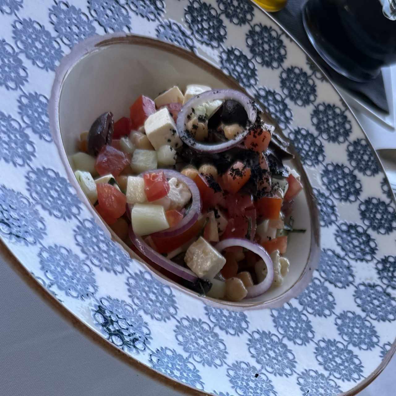 Ensalada estilo griego 